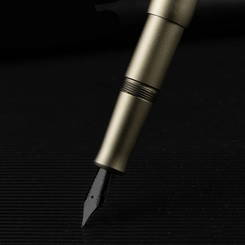 Hongdian M2 Fountain Pen Mini Black Forest Metaverse design EF F Nib School Office Supplies Writing Stationery High quality gift