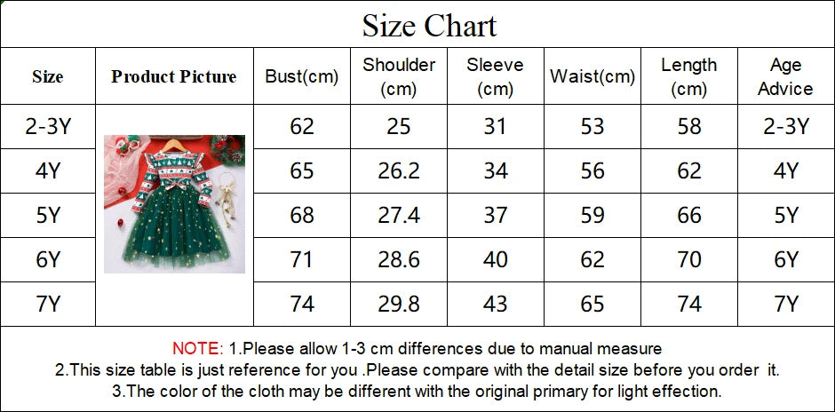 4-7Y Kids Christmas Dresses For Girls Bow Green Xmas Tree Hoodies Dress For New Year Kids Girl Evening Dress Festival Clothing