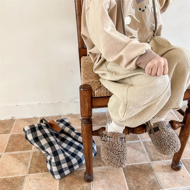 2026 Autumn New Girls Cotton Harem Pants Solid Children Loose Trousers Fashion Boys Casual Pants Loose Kids Clothes