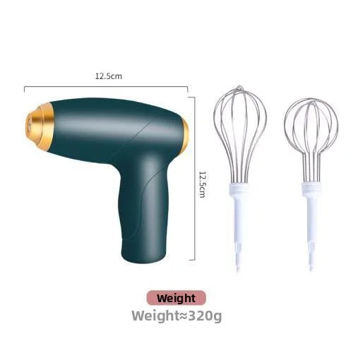 Electric mixer, milk frother, handheld egg beater, portable beverage coffee machine, cake cream machine, kitchen batter mixer