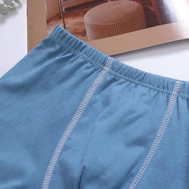 6pc Boys Boxer Solid Underwear Baby Panties Briefs Kids Panties for Children 2-10Years