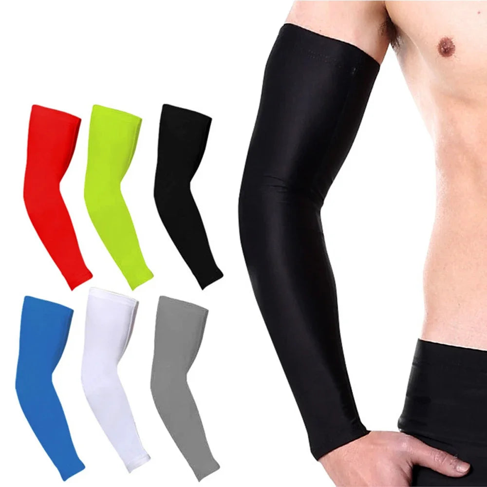 1Pcs Compression Arm Sleeve for Men & Women - Full Arm Support, Non-Slip Breathable Design, Pain Relief & Arthritis Support