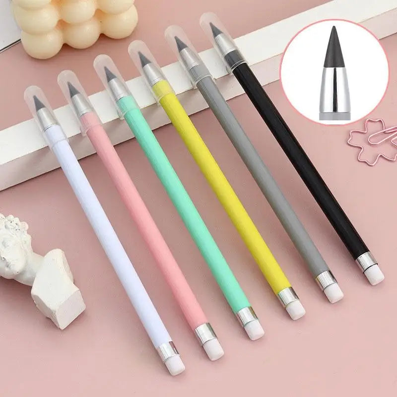 New Infinity Pencil Inkless Forever Pencil Reusable Everlasting Pencil for Writing Drawing Stationery Office Student School Gift