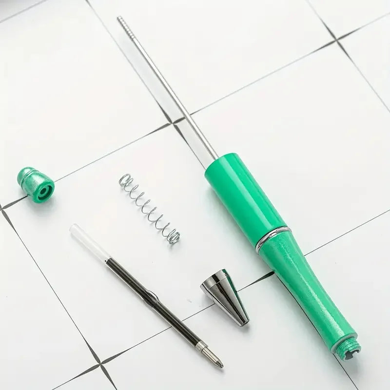 10PCS/20PCS Designated Theme Color DIY Bead Ballpoint Pen Set, Suitable For DIY Office &School Supplies