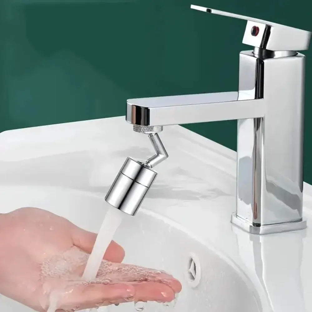 ABS Universal 720 Degree Rotating Faucet Extender Adapter Splash Proof Kitchen Bathroom Single Mode  Nozzle for Water Saving