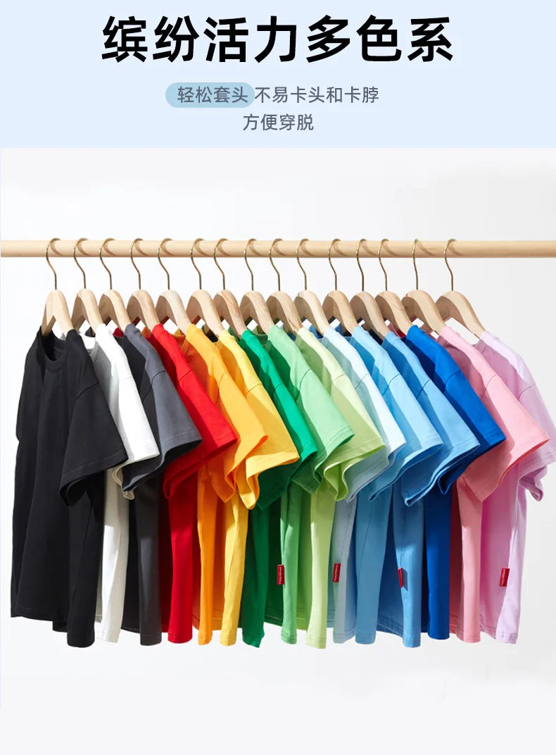 Girls Summer T Shirts 2025 Cotton Graphic Tees for Baby Short-sleeve Kids Tops Toddler Children Shirts Boys T-Shirt