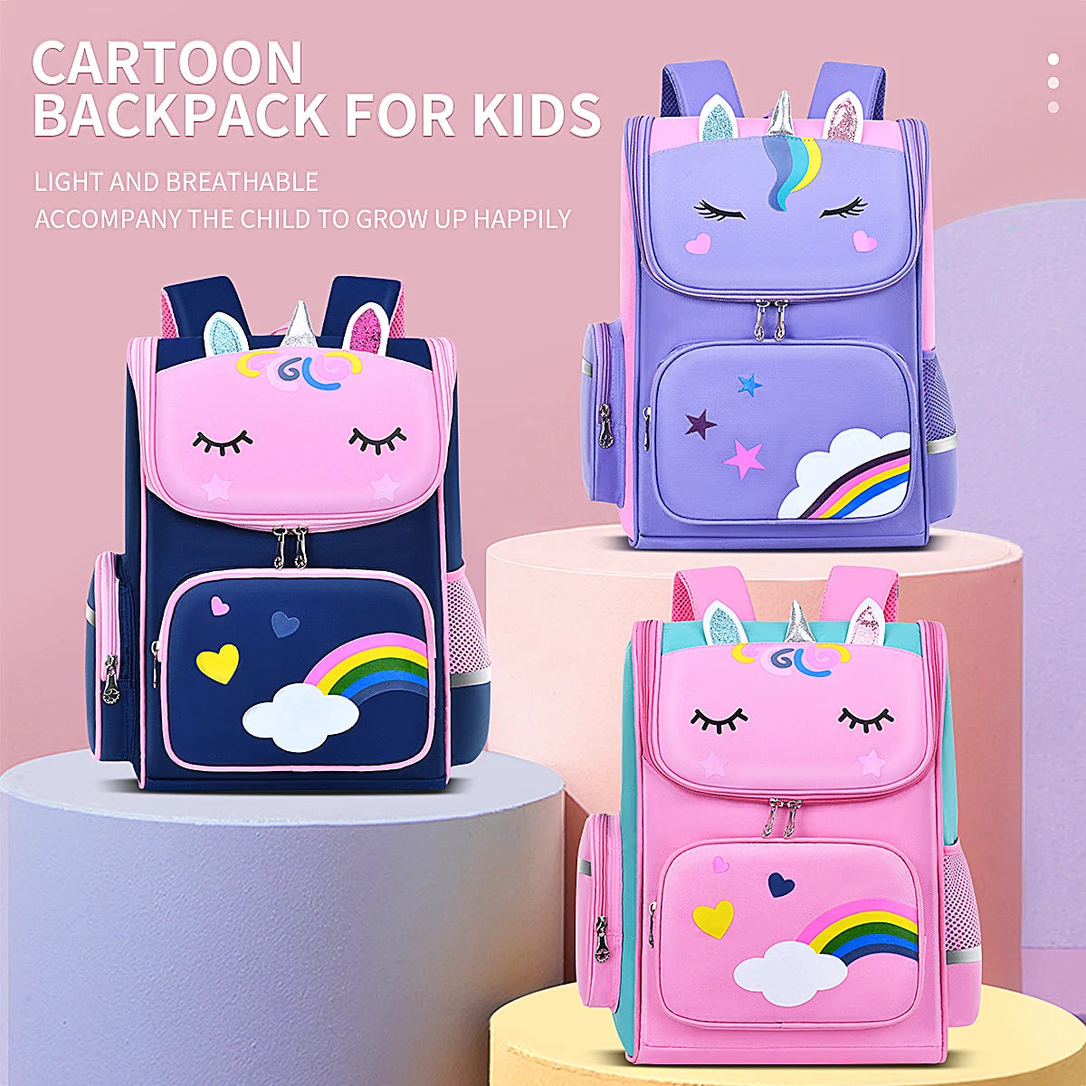 New elementary school students schoolbag shoulders backpack 6-12 years old one, two, three, four, five, six grades waterproof le