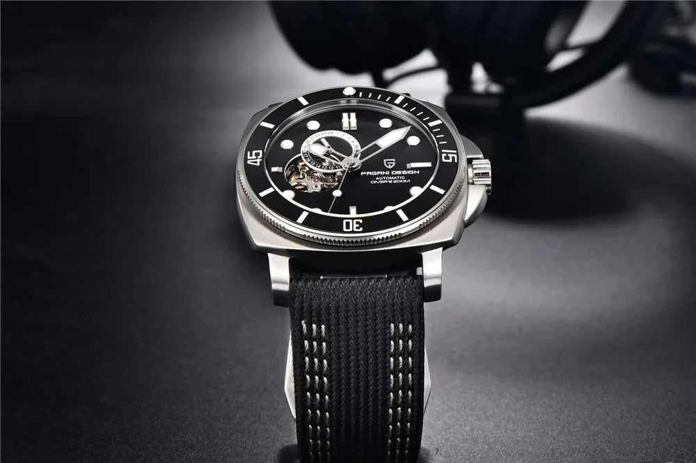 PAGANI DESIGN Men's Watches 2026 New Mechanical Automatic Watch For Men 200M Diving Top Brand Luxury Wristwatch Stainless Steel