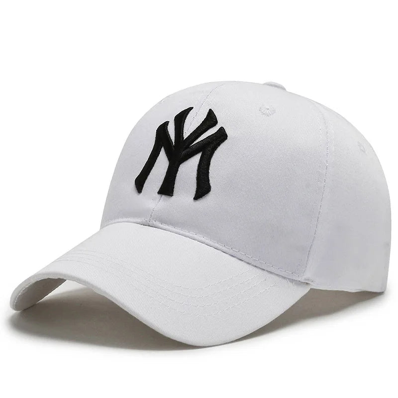 Fashion Letters MY Embroidery Baseball Cap For Women Men Cotton Unisex-Teens Snapback Flat Bill Hip Hop Tide Hats Visors Sun Hat
