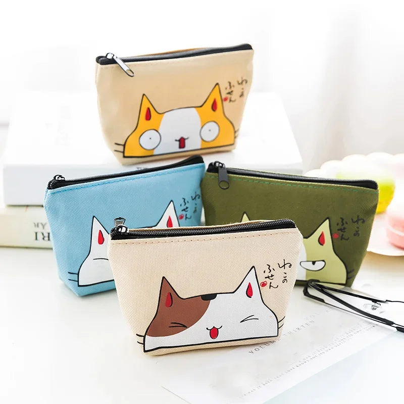 Fashion Kawaii Coin Purse Canvas Mini Floral Clutch Purse Women Girls Kids Cheap Coin Pouch Change Purses Clutch Bags Wholesale
