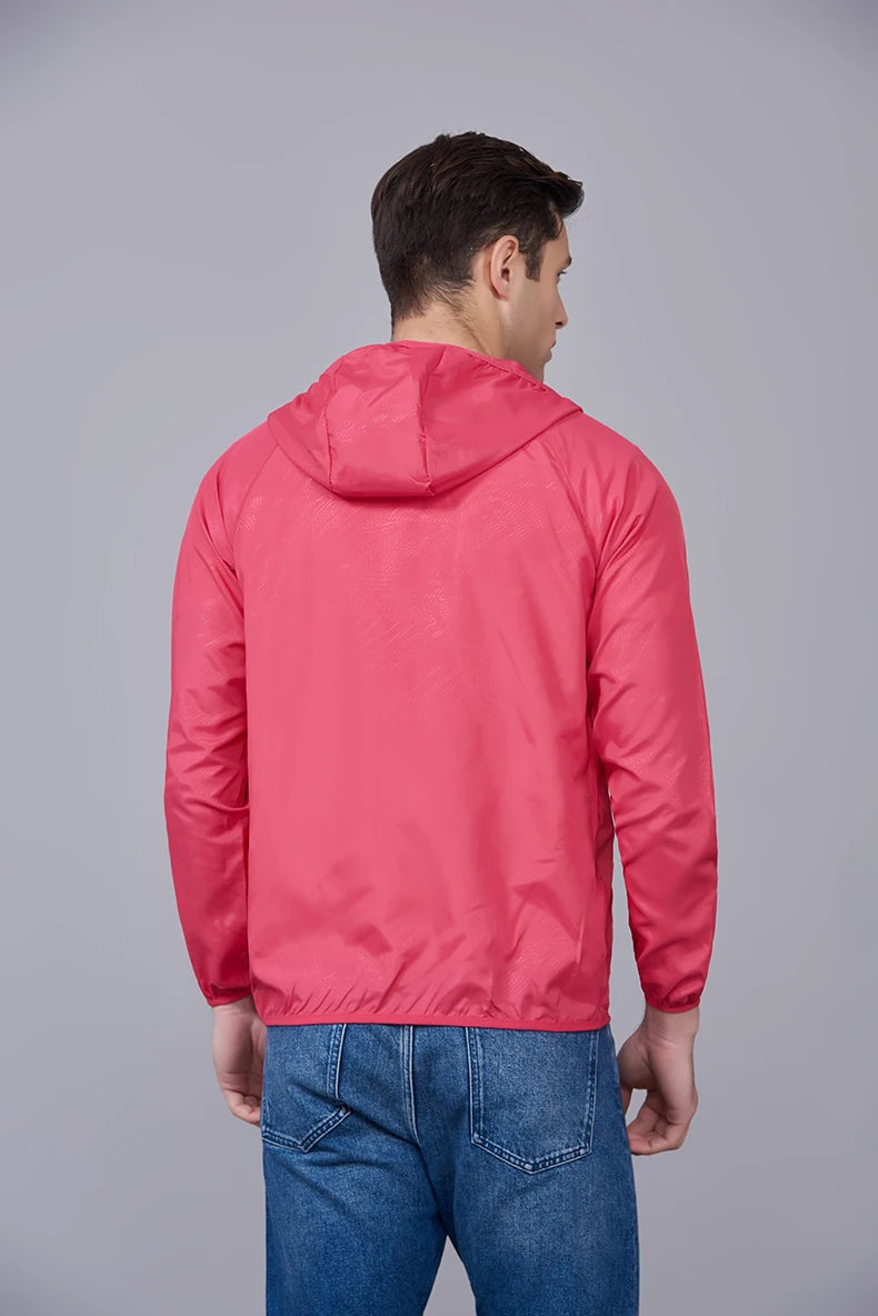 LNGXO Men Women Waterproof Jacket Quick Dry Hiking Camping Windbreaker Unisex Trekking Fishing Rain Coat Outdoor Anti UV Clothes