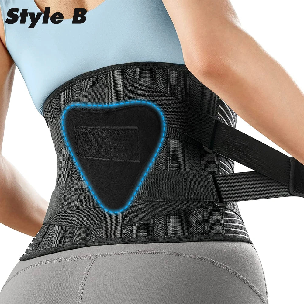 1PCS Back Brace for Lower Back Pain for Women Men with Lumbar Pad - Back Support Belt with 7 Stays for Heavy Lifting,Sciatica