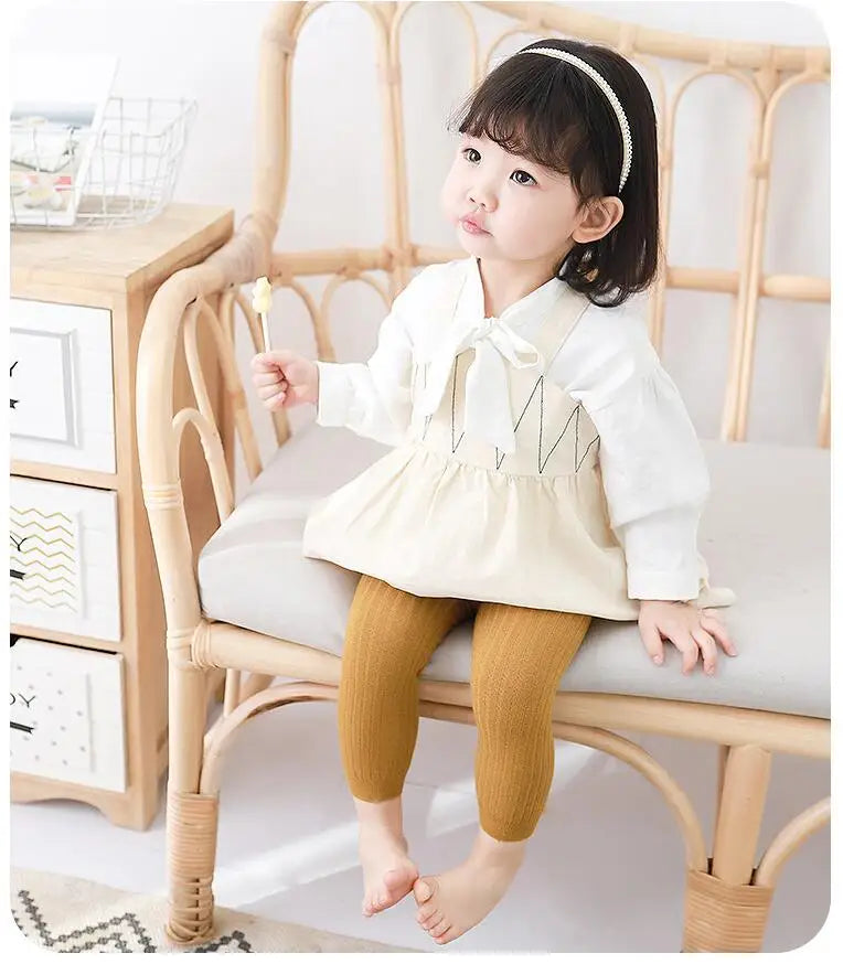 Girl Tights Spring Autumn Baby Pants Newborn Girls Leggings Soild Color Cotton Pants Kids Children Leggings Christmas gift