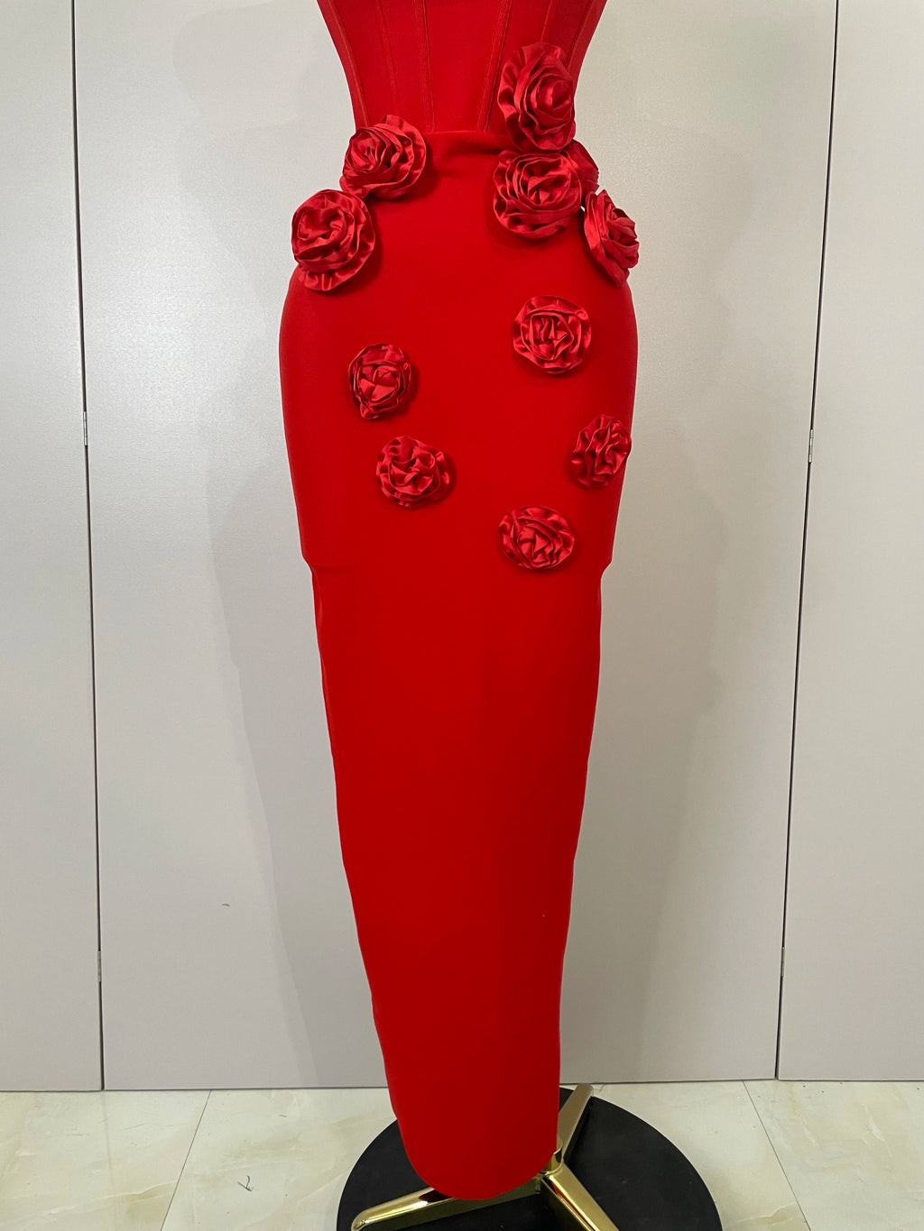 Sexy Fashion White Elegant Strapless Flower Bodycon Long Dress Women Casual Streetwear Club Birthday Party Slim Elegangt Dresses