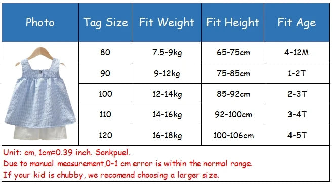 New Summer Kids Girls Clothes Sets Casual Girls Checked Straps+White Shorts 2pcs Suit Children Clothing Set