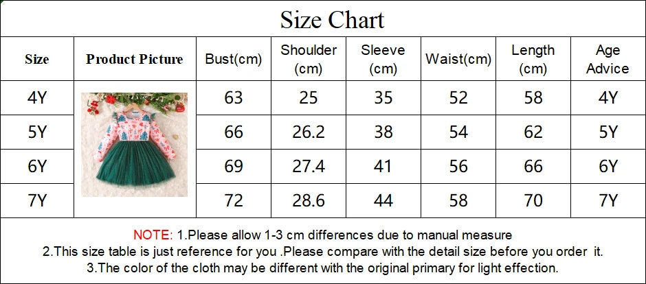 4-7Y Kids Christmas Dresses For Girls Bow Green Xmas Tree Hoodies Dress For New Year Kids Girl Evening Dress Festival Clothing