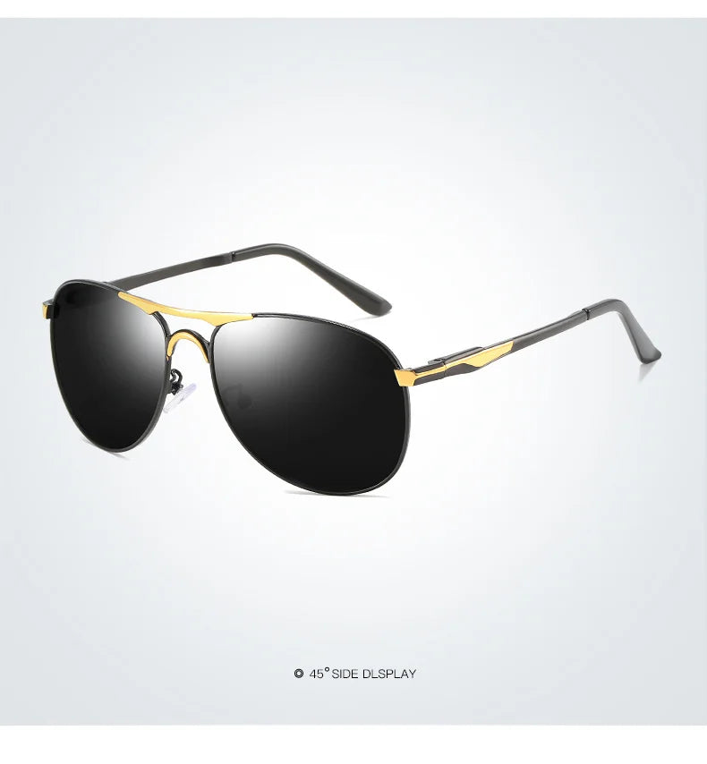 Classic Men And Women Polarized Sunglasses Fashion Metal Pilot Driving Fishing Sun Glasses Man Vintage Sunglass Eyeglasses