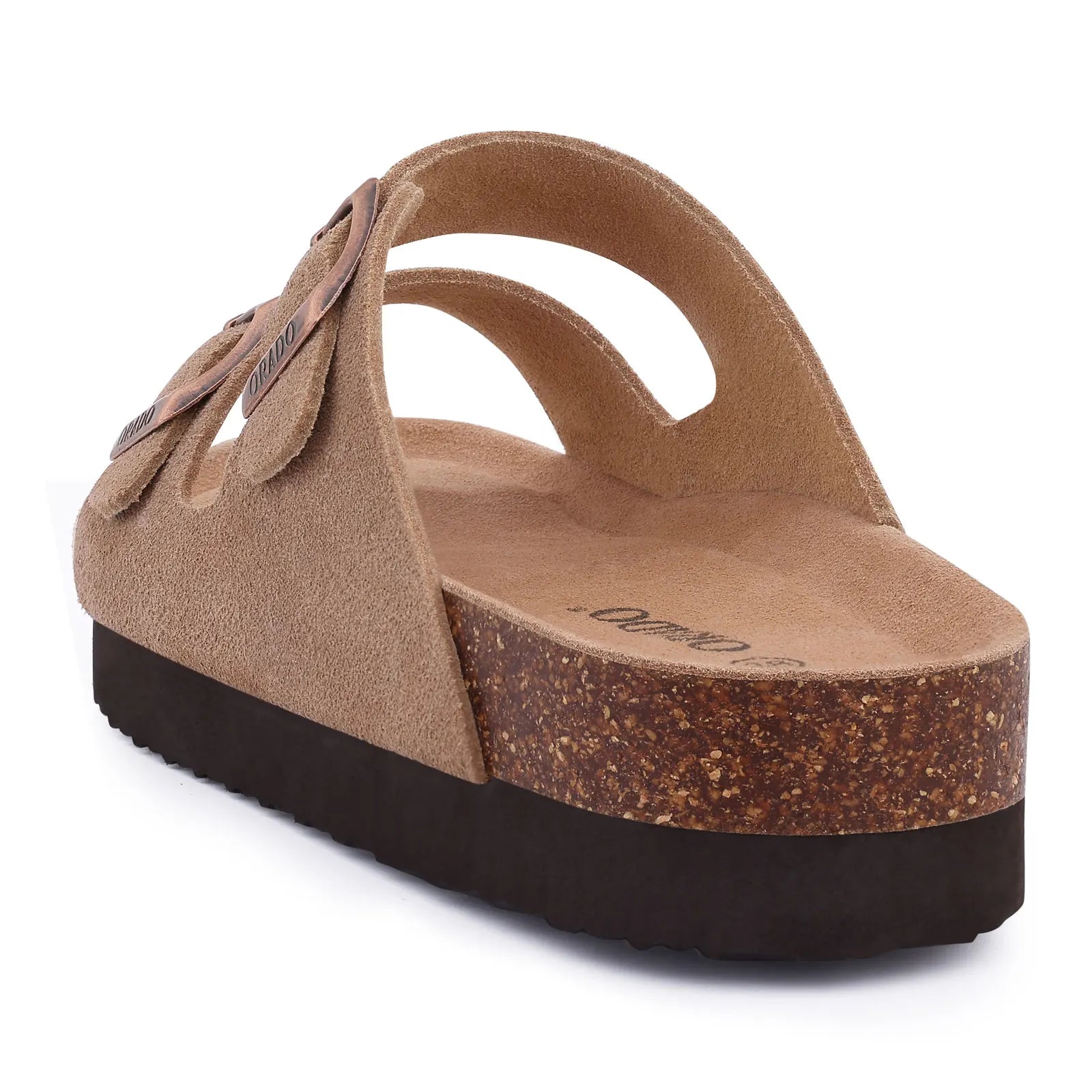 Kidmi Women's Genuine Suede Clogs Soft Footbed Leather Potato Shoes Comfort Slip On Clogs with Arch Support Fashion Home Slipper