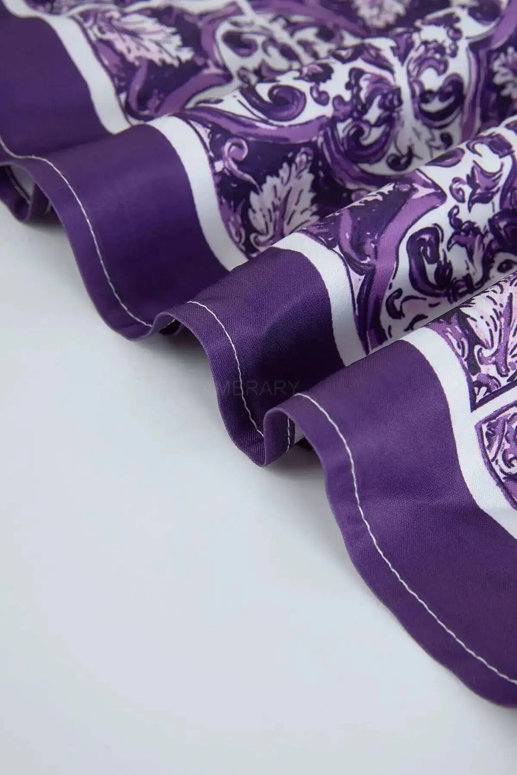 Fashion Summer Floral Long Dress Women Purple Porcelain Print Midi Dresses Shirt Single Breasted Office Lady Work Holiday Runway