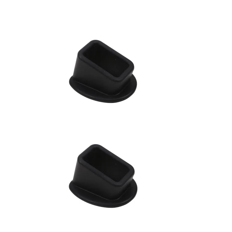 1/2pcs Car Belt Buckle Holder Made Of Eco-Friendly Silicone & Children Can Safe Touch Seat belt slot fastener