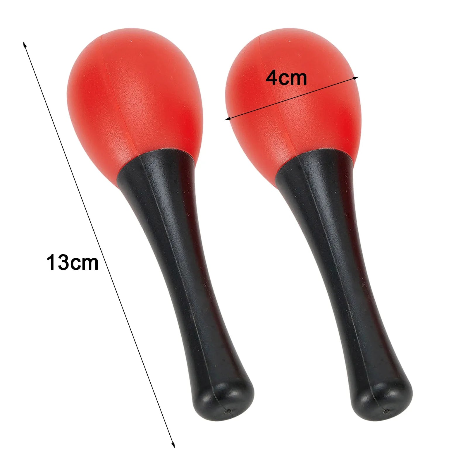 2X Plastic Maracas Sand Hammer Rattle Shaker Percussion Musical Instruments Toys For School Percussion Sensory Groups Bright