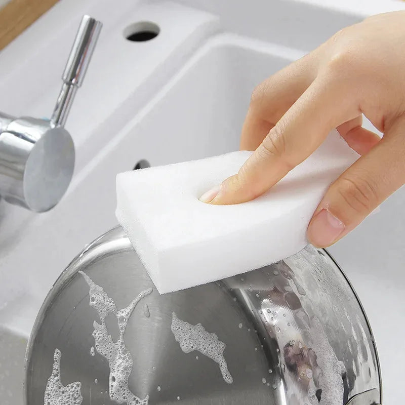 50 pieces of white melamine sponge eraser, kitchen, office, bathroom cleaning/dishwashing accessories 100 * 70 * 30mm