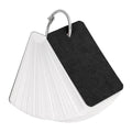 400-100Sheets Flash Cards Portable Index Cards with Ring Study Note Memo Pad Kraft Paper Notecards for Studying School Supplies