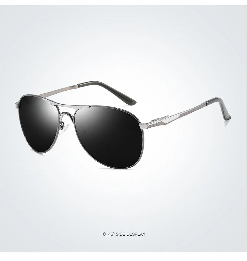 Classic Men And Women Polarized Sunglasses Fashion Metal Pilot Driving Fishing Sun Glasses Man Vintage Sunglass Eyeglasses