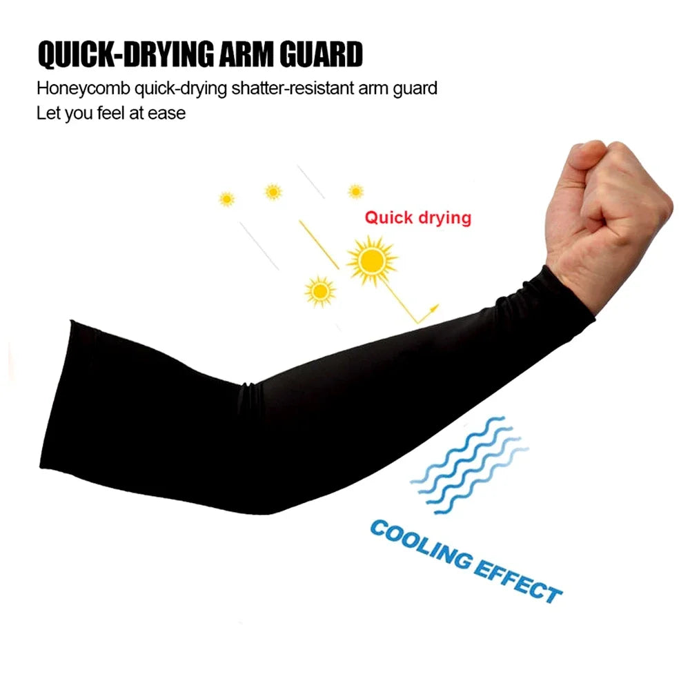 1Pcs Compression Arm Sleeve for Men & Women - Full Arm Support, Non-Slip Breathable Design, Pain Relief & Arthritis Support