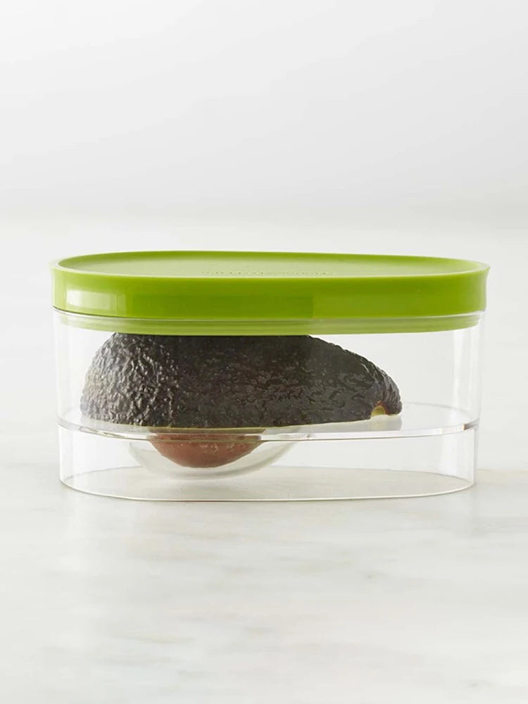 Avocado Food Storage Box Space Saver Plastic Fruit Container for Home Tool Kitchen Crisper Vegetable Organizer Bag
