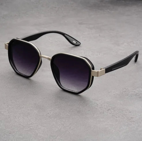 Designer  Vintage outdoor sunglasses Men Round Fashion Plastic Titanium High Quality Sun Glasses Man UV Protection glasses woman