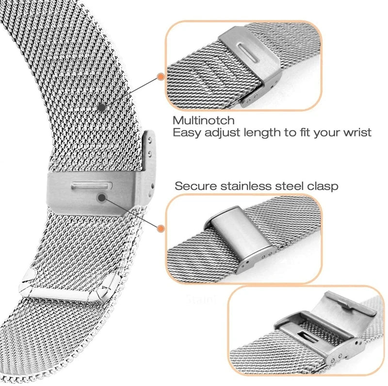 Stainless Steel Strap For Huawei Watch GT 6 Pro 46mm 41mm Metal Wrist Band Correa For Huawei GT6 GT5 GT4 46MM Men Women Bracelet