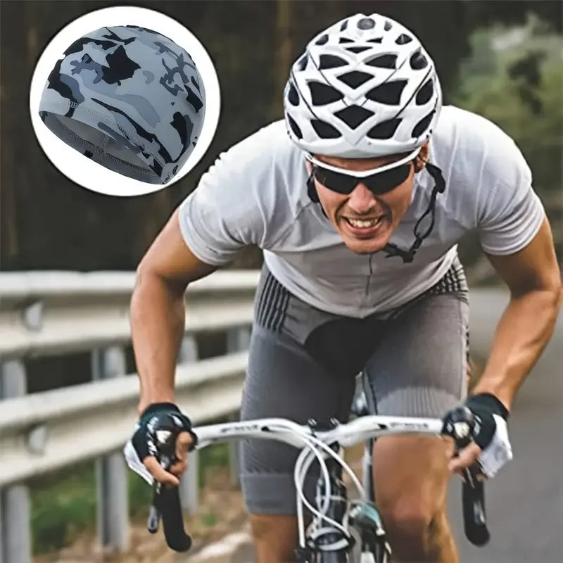 Cooling Skull Cap Helmet Liner Sweat Wicking Cycling Running Hat for Men Women  Cap Quick Dry Anti-UV Sports Hat Cooling Hat