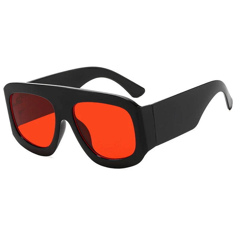 New Vintage exaggeration Square Sunglasses Women Men Rectangle Sun Glasses Female Eyewear Sunglasses Male Female Eyeglasses