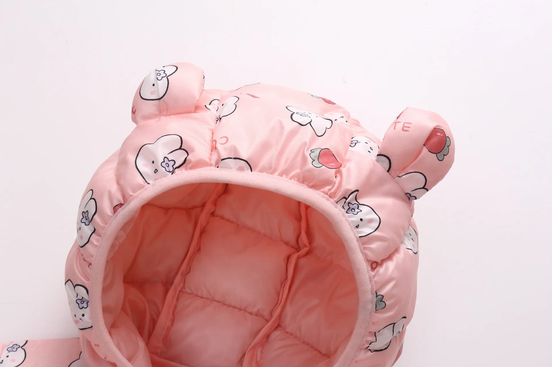 New Autumn Winter Coats Children Cartoon Cotton Down Jacket Kids Cute Casual Fashion Outerwear Boys Girls Print Clothing