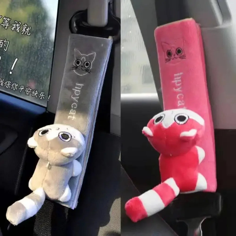 1pcs Car Safety Belt Cover Pads Universal Auto PU Leather Shoulder Cushion Protector Vehicle Seat Strap for Women and Children
