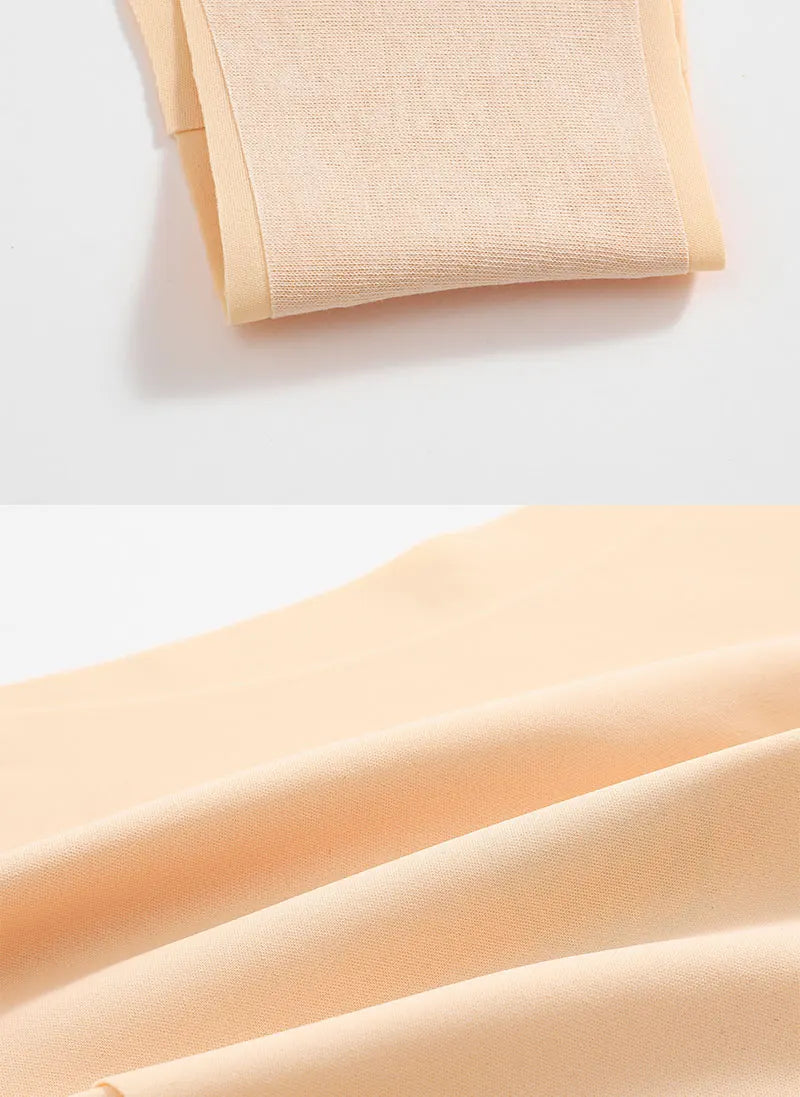 3Pcs/Set Ice Silk Seamless Underwear For Women Low Waisted Brazilian Pants Breathable High Elasticity Lingerie Intimates Panties