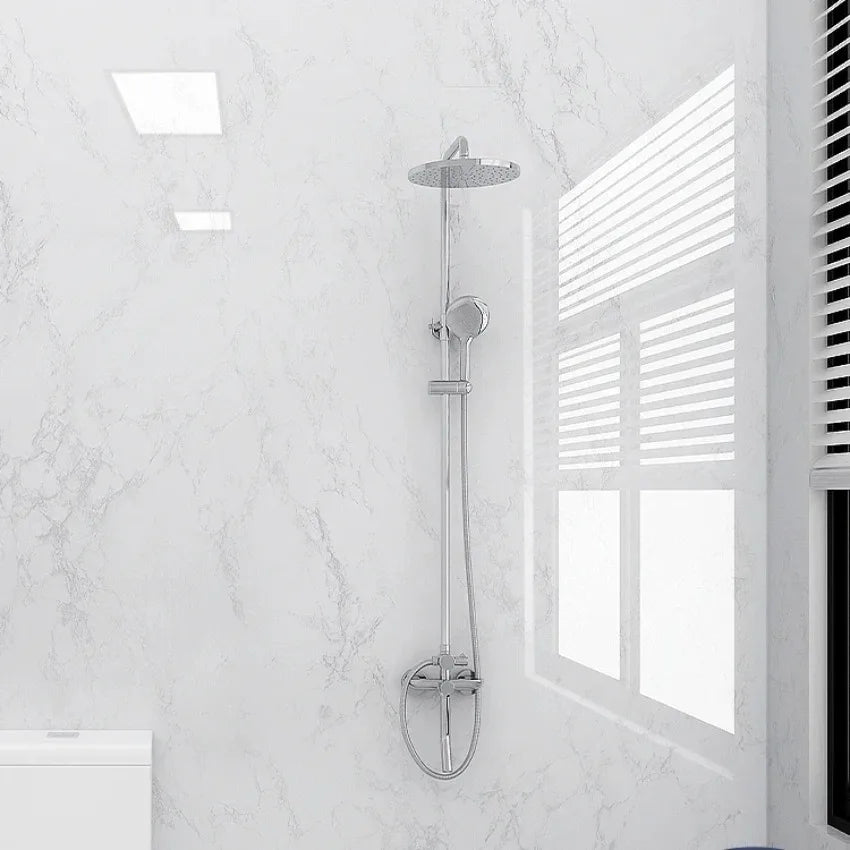 Wallpaper Roll with 10 Meters Waterproof Mould Proof Stickers Bathrooms Kitchen Renovation Marble Self-adhesive Home Decor