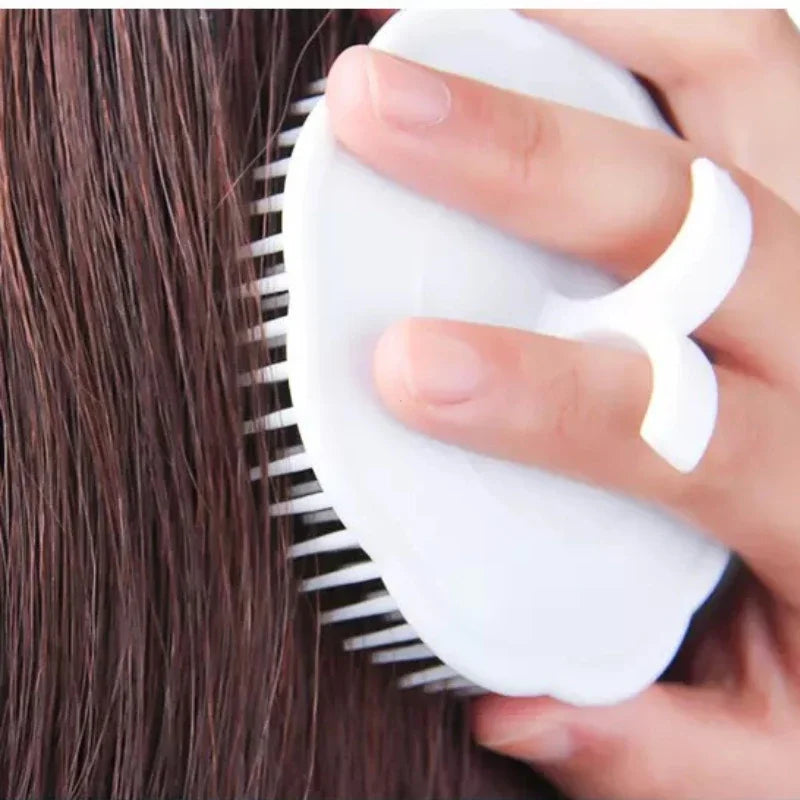 1pc Black Hair Comb Scalp Massagers Round Comb Men Shower Brush Hair Scalp Brush