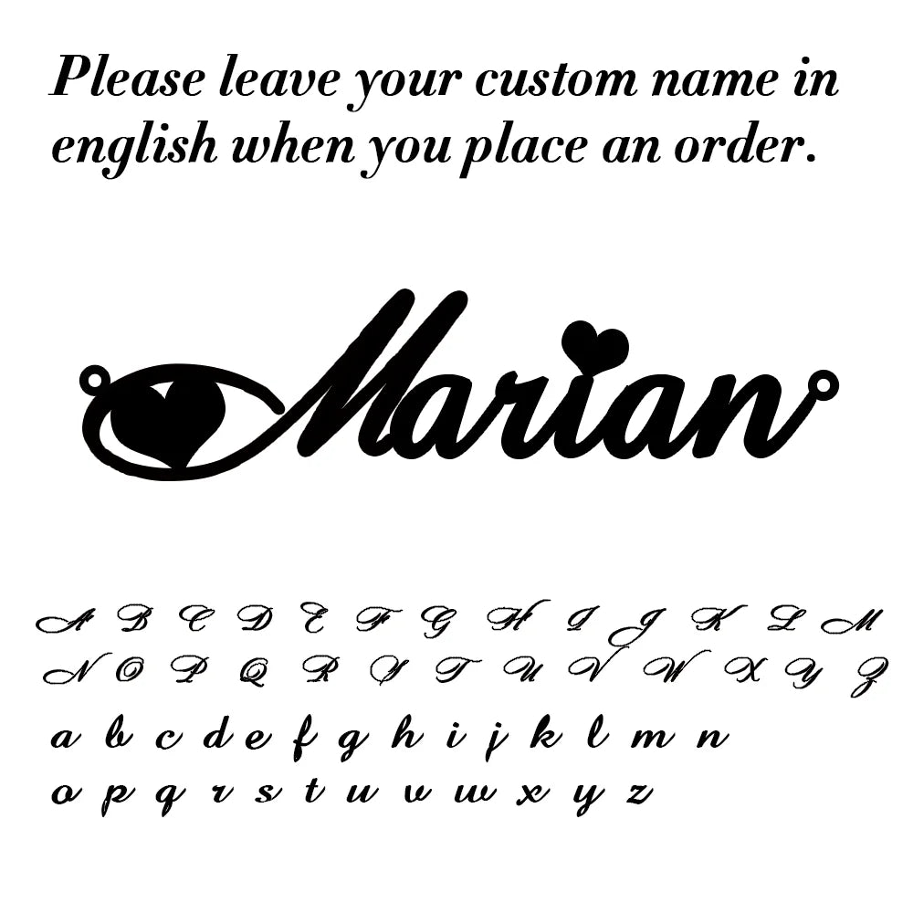 Custom Necklace Name Logo Personalized Pendant Nameplate Gift For Women Men Mother Couple Family Stainless Steel Chain Jewelry