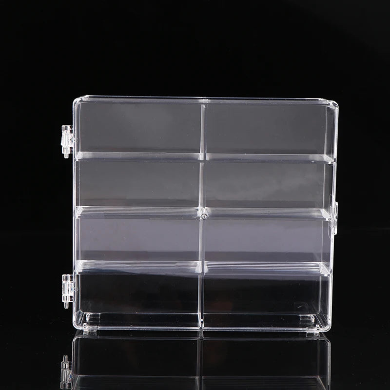 Acrylic Wheels Car Storage Box For Diecast 1/64 Storage Case Dustproof Educational Kid Boys Toys For Children Gift