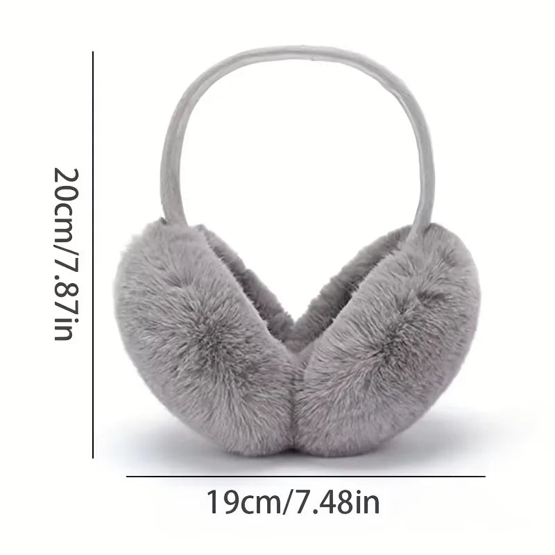 Winter Solid Soft Plush Earmuffs Unisex Fashion Outdoor Earflap Protection Ear-Muffs Warm Ear Cover for Men And Women