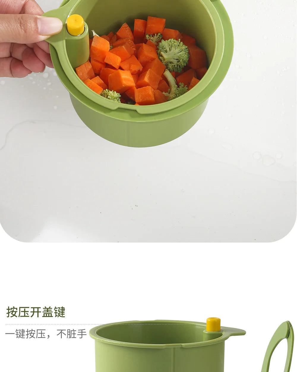 Household Cleaning Vegetable Washing Basin Hanging Sink Drain Basket Kitchen Food Residue Filter Sink Storage Rack