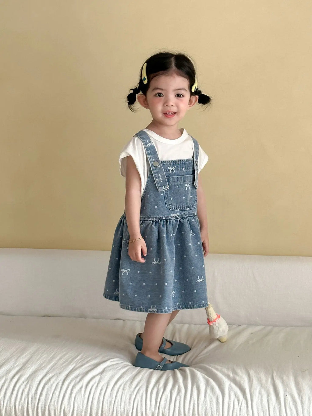 2026 Summer New Children Denim Overalls Boys Strap Jeans Girls Jeans Sling Dress Cute Kids Brother Sister Outfits Baby Clothes