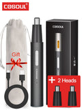 Nose Hair Trimmer Electric Rechargeable Nose Trimmer Men Shaver Razor Women Nose Hair Cutter Ear Trimmer Waterproof