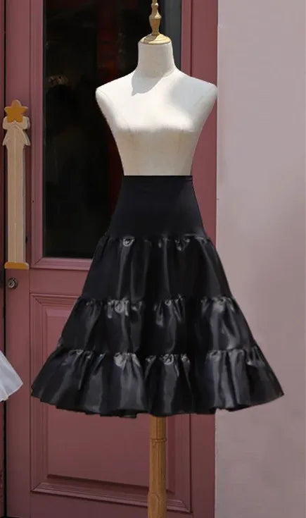 Best Selling Short Organza Petticoat Crinoline Vintage Wedding Bridal Petticoats For Women Dresses Yellow Underskirt Rockabilly