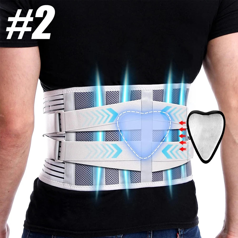 1PCS Back Brace for Lower Back Pain for Women Men with Lumbar Pad - Back Support Belt with 7 Stays for Heavy Lifting,Sciatica