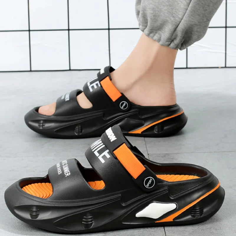 Men's Sandals Platform Slippers Men Outdoor Casual Shoes Comfortable EVA Soft Garden Shoes Women Fashion Beach Sandals Sandały