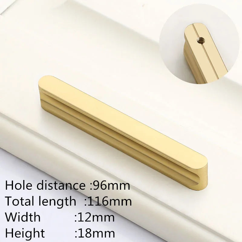 VARMSTUGA American Simple Black Aluminum Alloy Kitchen Cabinet Door Knobs and Handles Drawer Pulls Furniture Handle Hardware