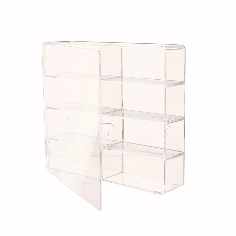 Acrylic Wheels Car Storage Box For Diecast 1/64 Storage Case Dustproof Educational Kid Boys Toys For Children Gift